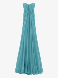 Abito bustier da sera da Donna in Blu