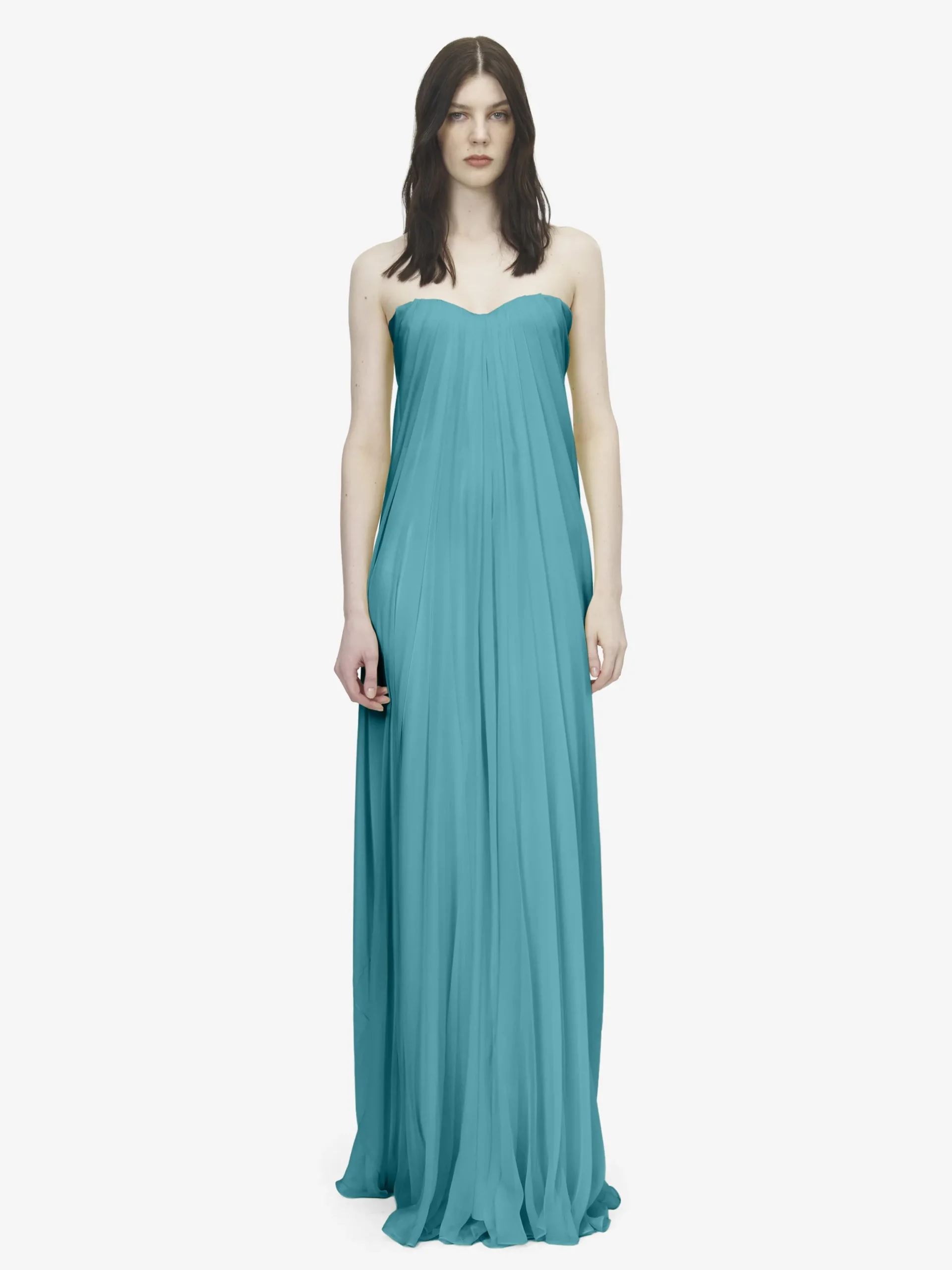 Abito bustier da sera da Donna in Blu