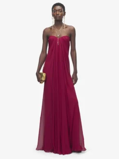 Abito bustier da sera da Donna in Rosa