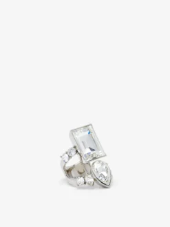 Anello Cocktail da Donna in Finitura argento