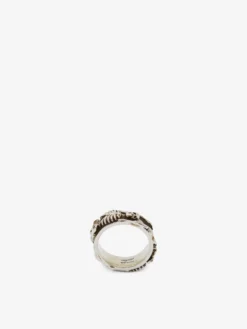 Anello Dancing Skeleton da Uomo in Finitura argento