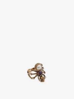 Anello Spider da Donna in Finitura oro anticato