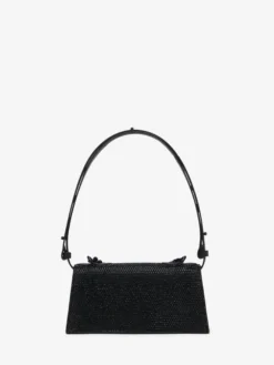Borsa Jewelled Mini a spalla da Donna in Nero