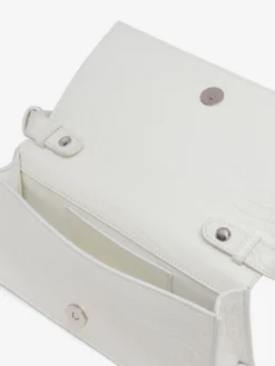 Borsa Jewelled Mini a spalla da Donna in Bianco