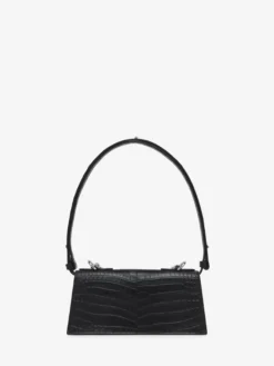 Borsa Jewelled Mini a spalla da Donna in Nero
