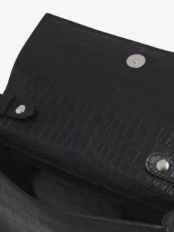 Borsa Jewelled Mini a spalla da Donna in Nero