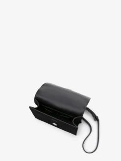 Borsa Jewelled Satchel Mini da Donna in Nero/Argento