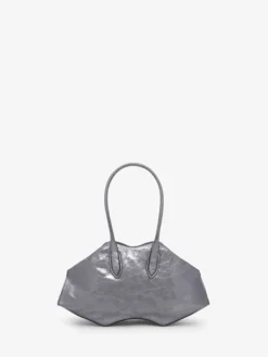 Borsa Manta da Donna in Argento Scuro