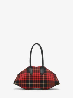Borsa Manta da Donna in Rosso/Nero/Giallo