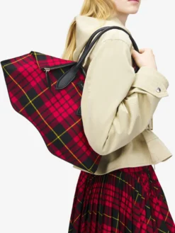 Borsa Manta da Donna in Rosso/Nero/Giallo