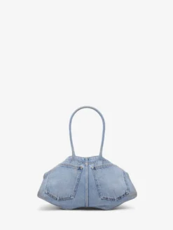 Borsa Manta da Donna in Washed Blue