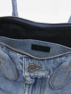 Borsa Manta da Donna in Washed Blue
