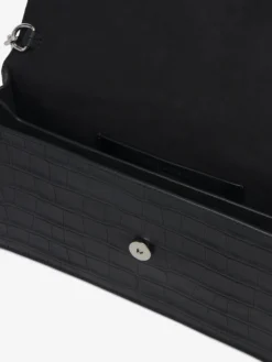 Borsa Skull con manico superiore da Donna in Nero