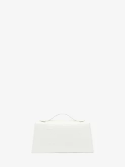 Borsa Skull con manico superiore da Donna in Bianco