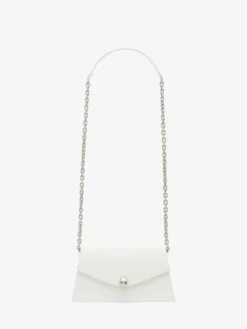 Borsa Skull Mini da Donna in Bianco
