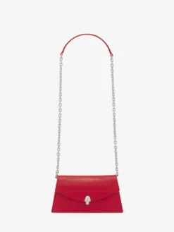Borsa Skull Mini da Donna in Rosso