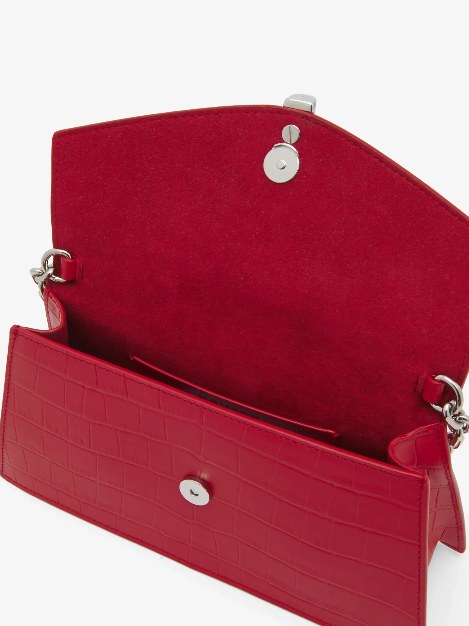 Borsa Skull Mini da Donna in Rosso