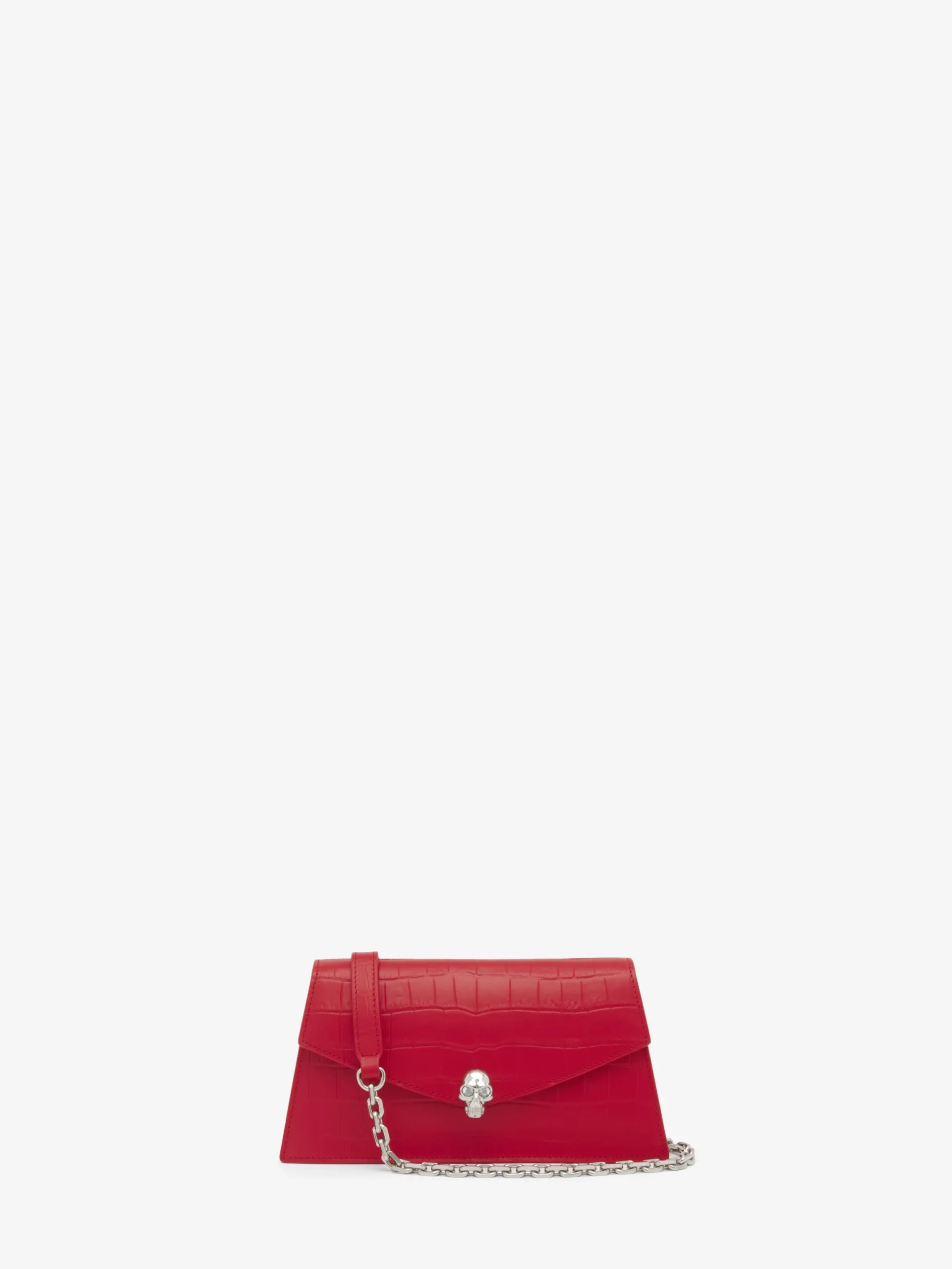 Borsa Skull Mini da Donna in Rosso