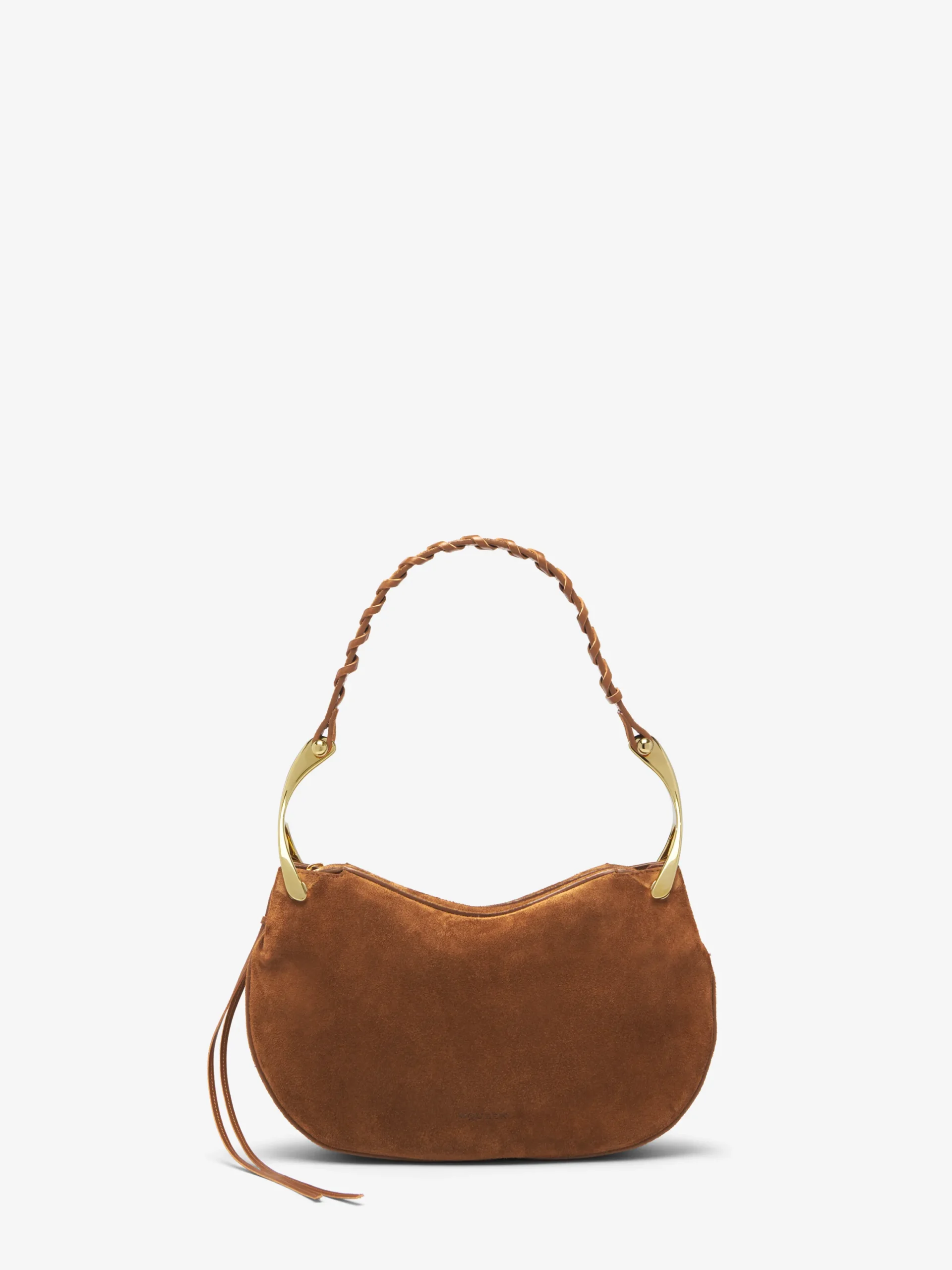 Borsa Wishbone a spalla da Donna in Marrone