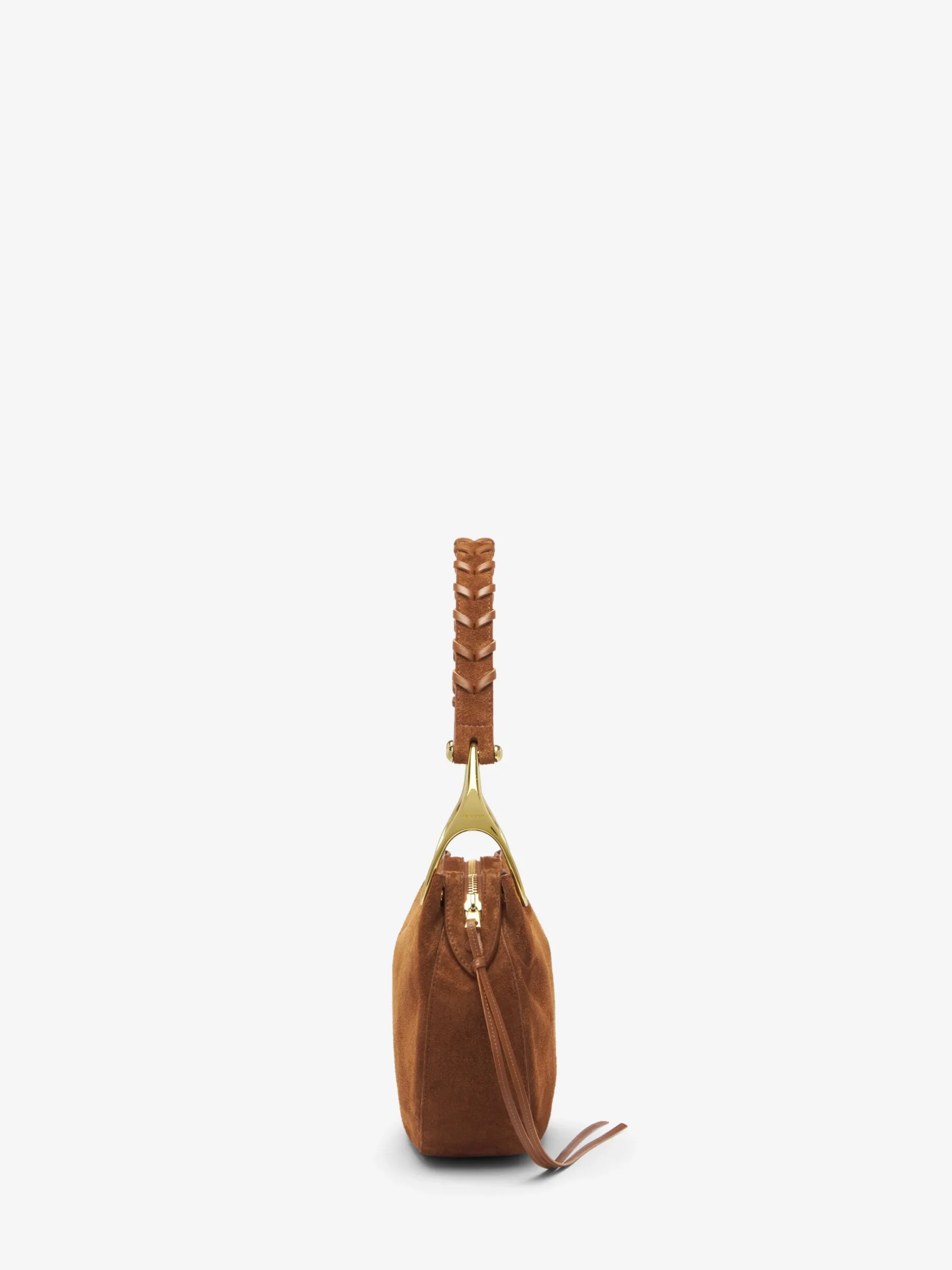 Borsa Wishbone a spalla da Donna in Marrone
