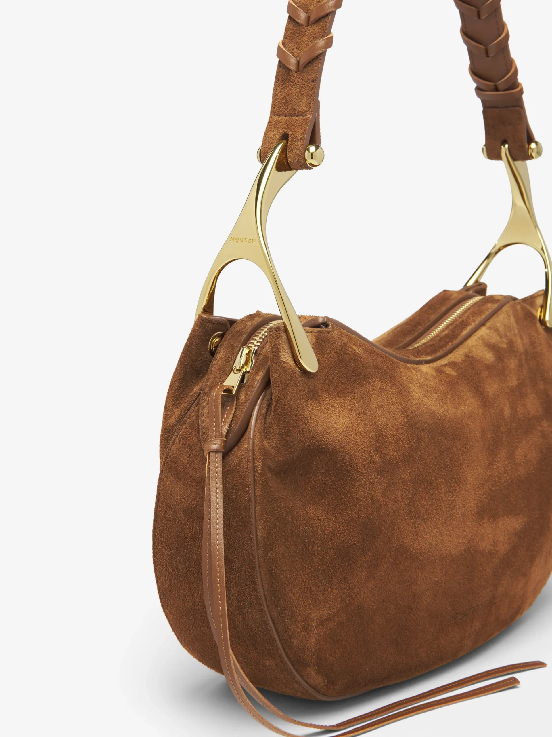 Borsa Wishbone a spalla da Donna in Marrone