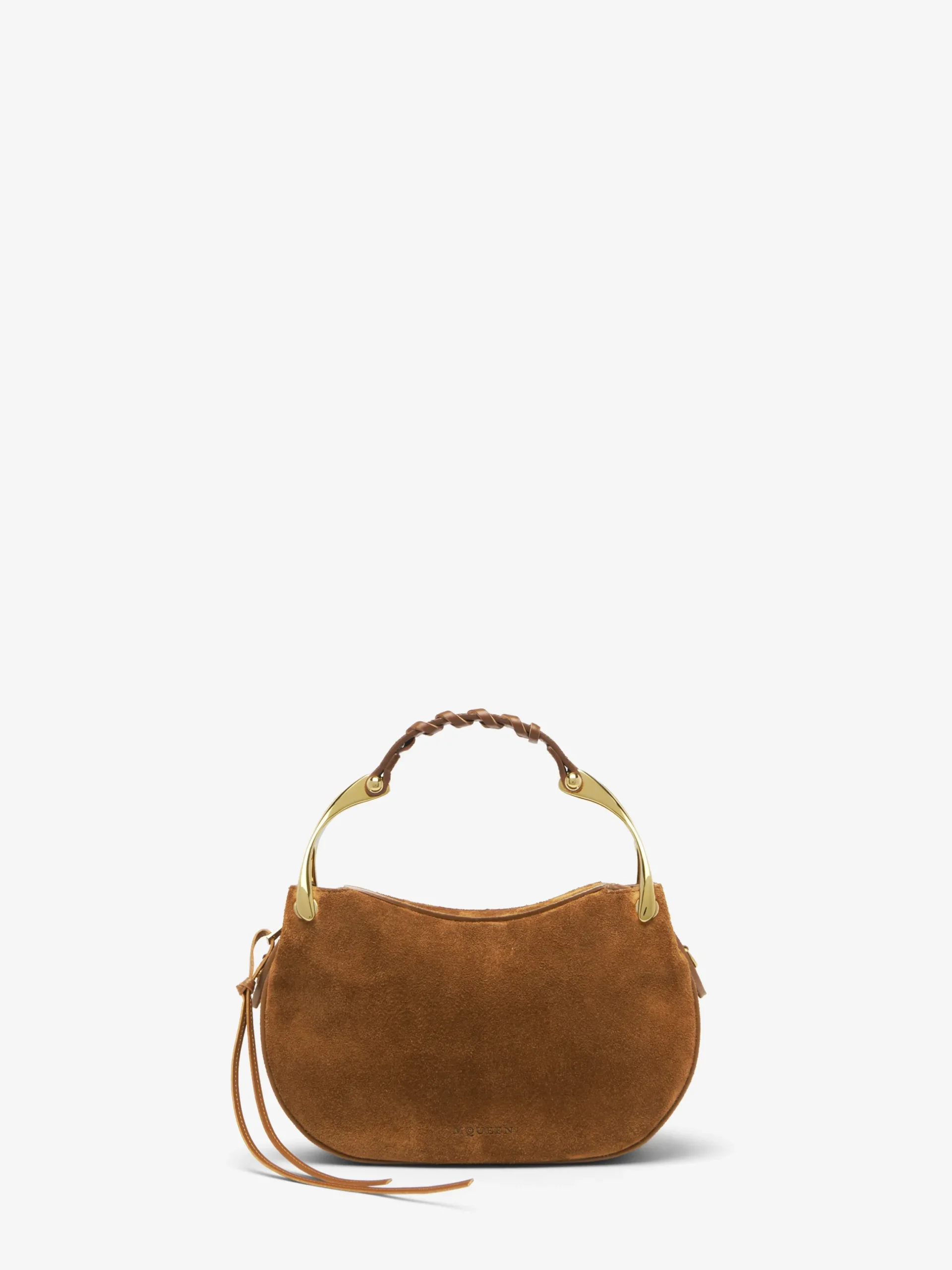 Borsa Wishbone Mini da Donna in Marrone