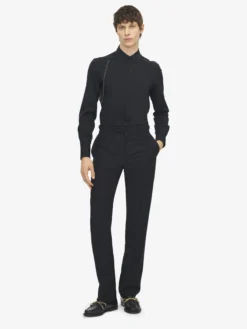 Camicia Harness a catena da Uomo in Nero
