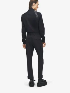 Camicia Harness con logo McQueen da Uomo in Nero
