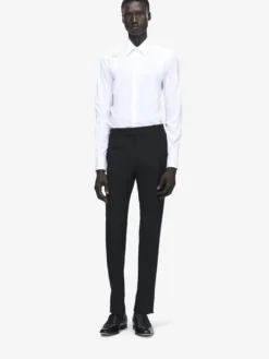 Camicia Harness da Uomo in Bianco