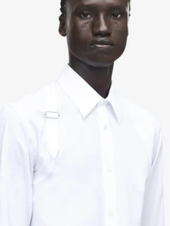 Camicia Harness da Uomo in Bianco