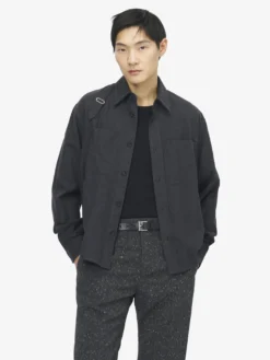 Camicia Harness da Uomo in Carbone