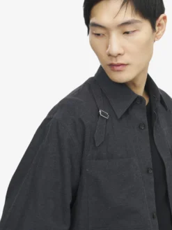 Camicia Harness da Uomo in Carbone