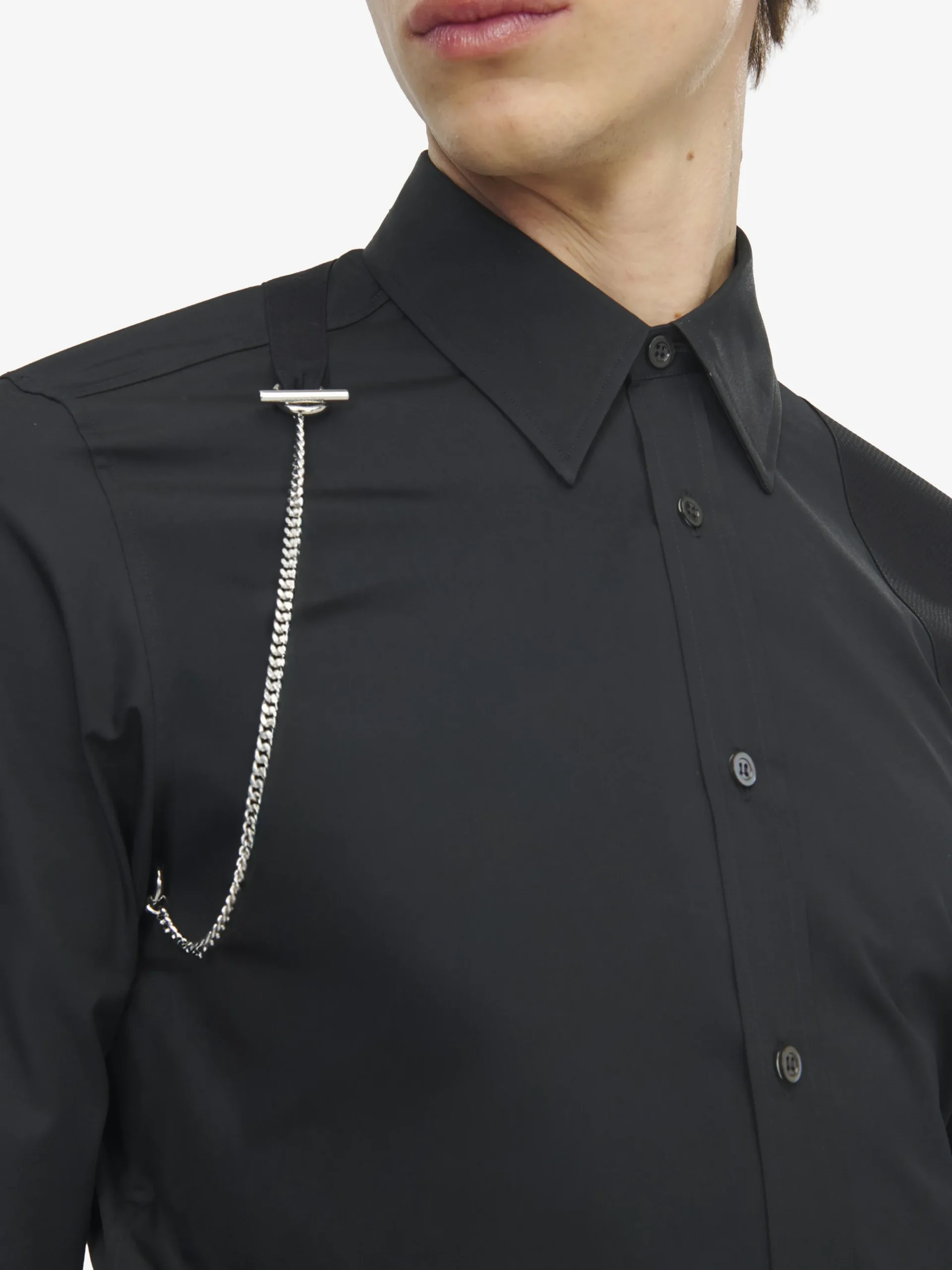 Camicia Harness da Uomo in Nero