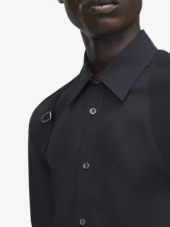 Camicia Harness da Uomo in Nero