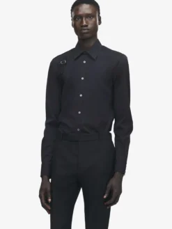 Camicia Harness da Uomo in Nero