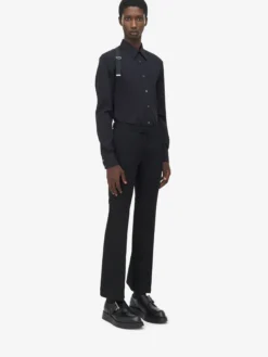 Camicia Harness da Uomo in Nero
