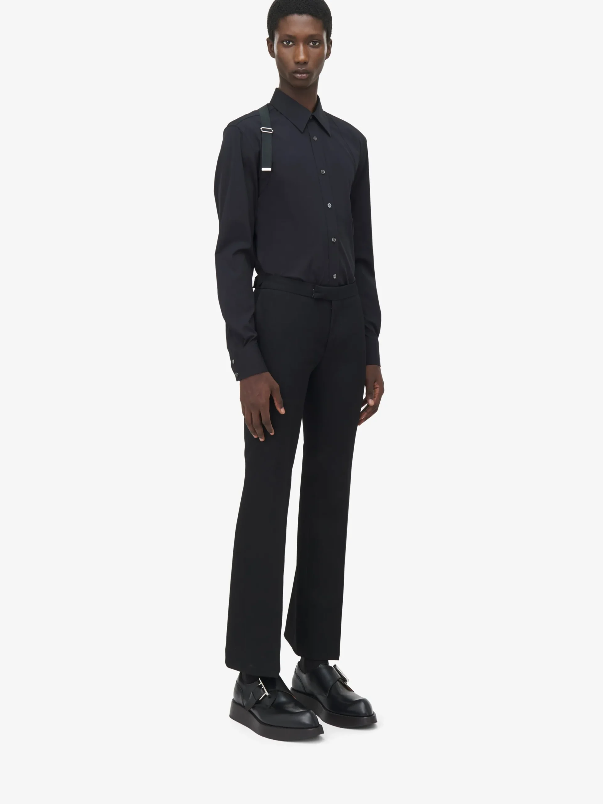 Camicia Harness da Uomo in Nero