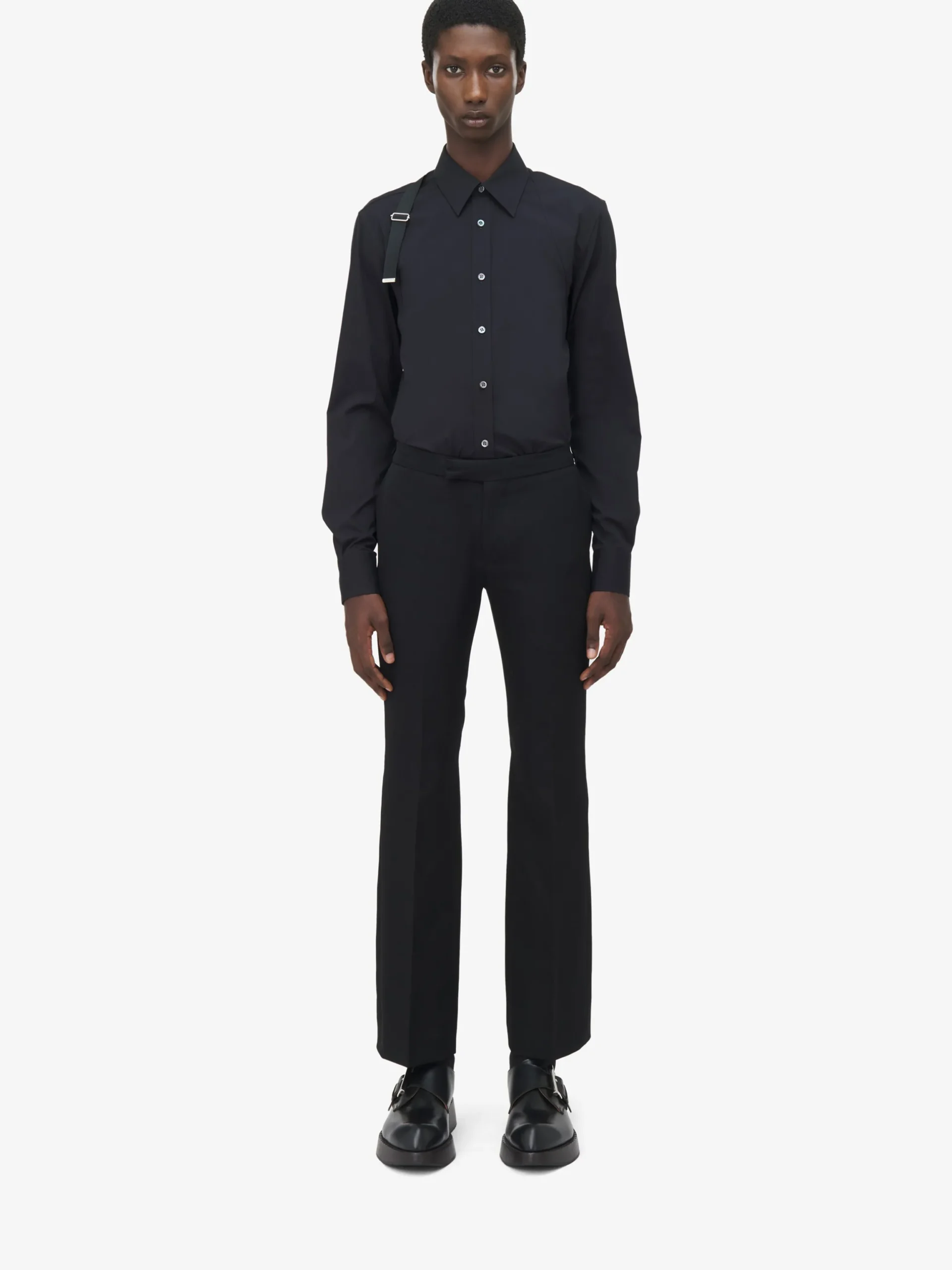 Camicia Harness da Uomo in Nero