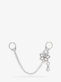 Charm a catena Chandelier da Donna in Argento Anticato