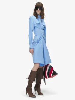 Chemisier arricciato da Donna in Blu