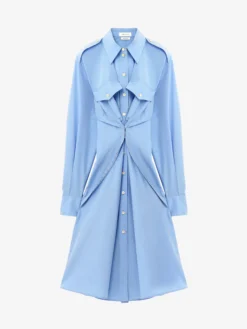 Chemisier arricciato da Donna in Blu