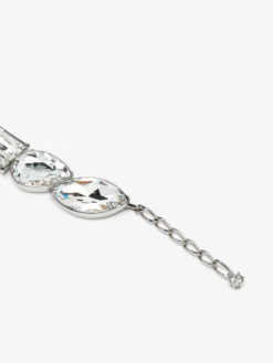 Choker Cocktail da Donna in Finitura argento/Trasparente