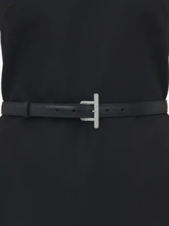 Cintura T-Bar da Donna in Nero