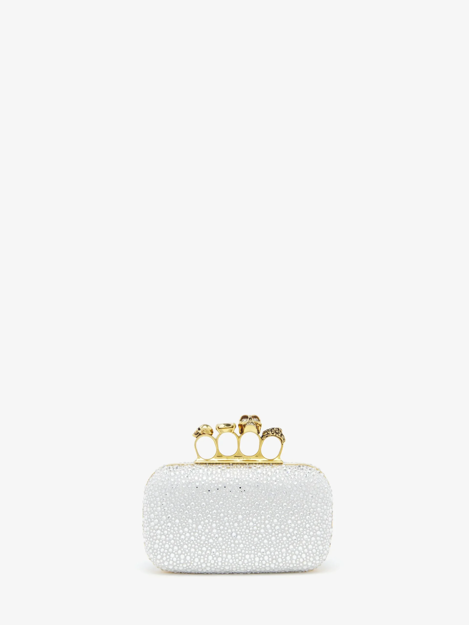 Clutch Knuckle da Donna in Argento