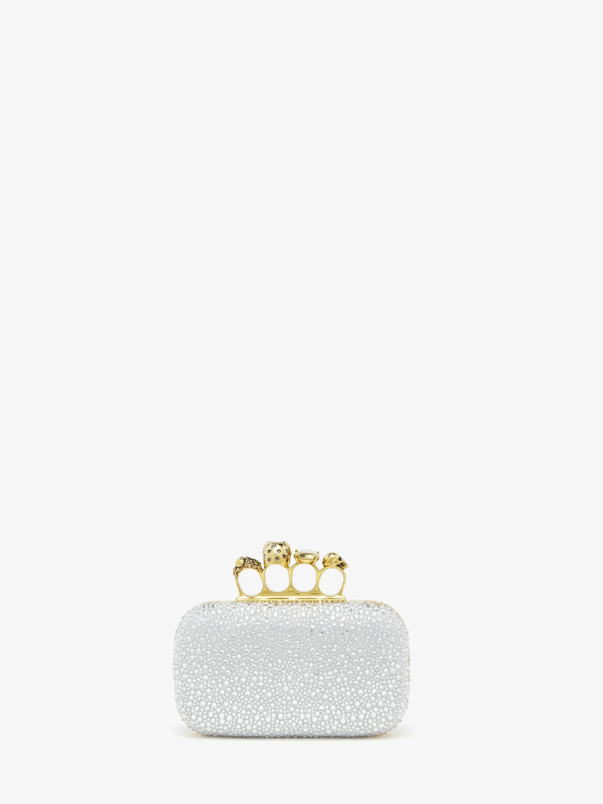 Clutch Knuckle da Donna in Argento