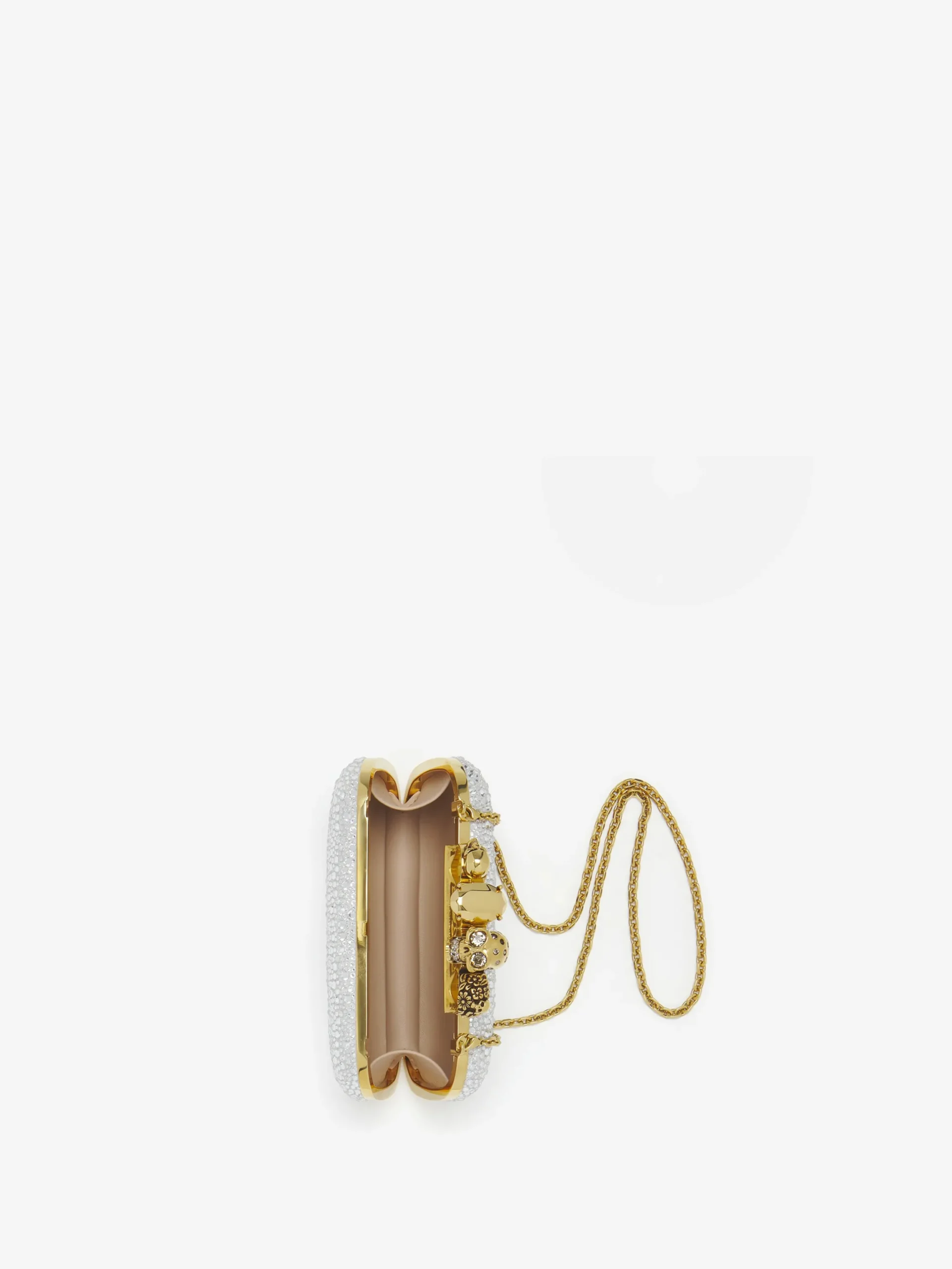 Clutch Knuckle da Donna in Argento