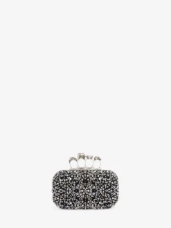 Clutch Knuckle da Donna in Nero