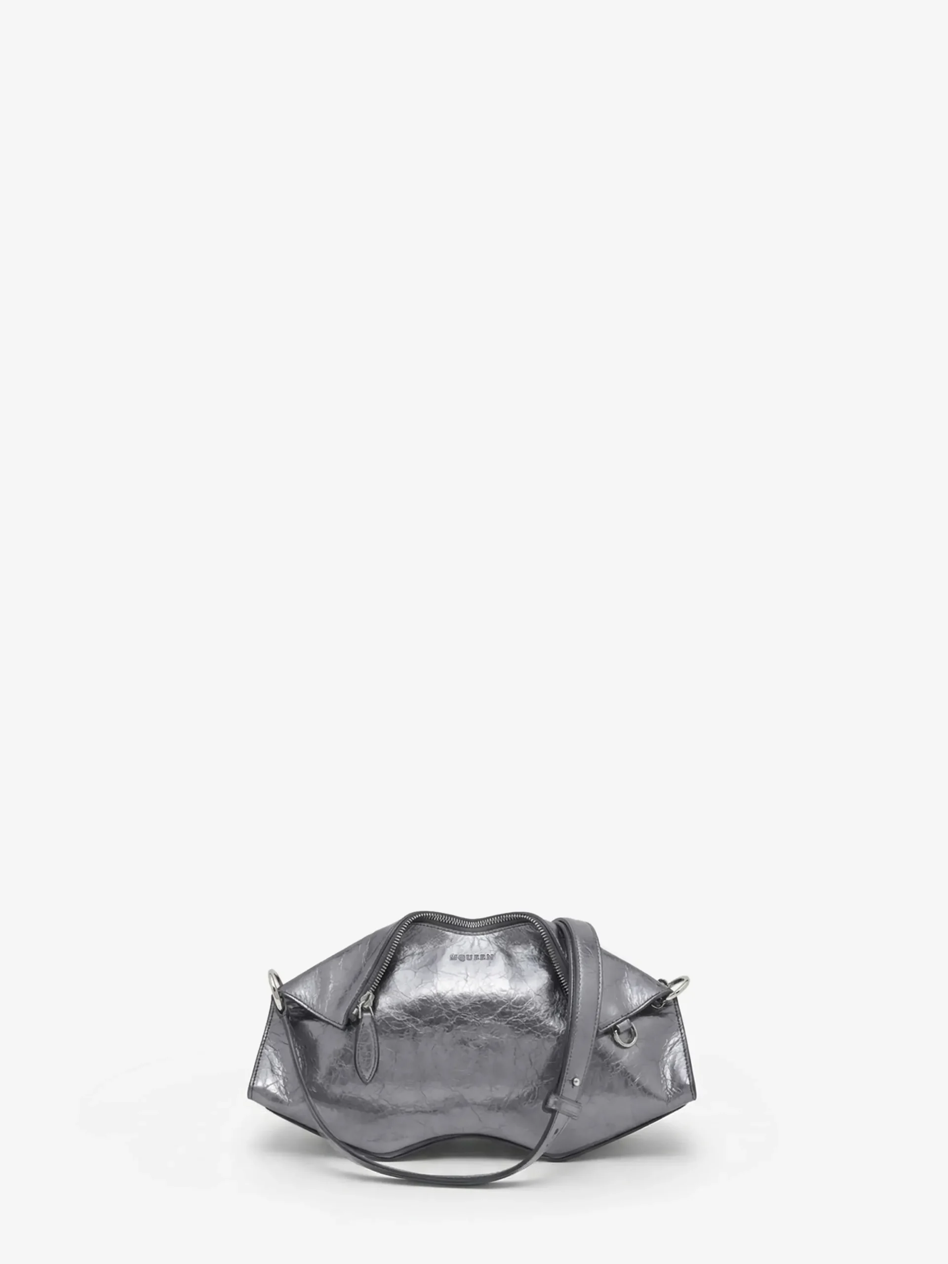 Clutch Manta da Donna in Argento Scuro