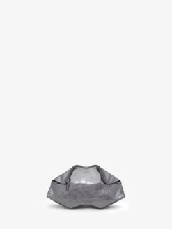Clutch Manta da Donna in Argento Scuro