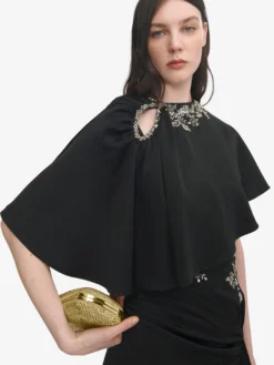 Clutch The Knuckle lunga da Donna in Finitura oro
